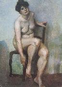 Lovis Corinth Nude Female painting